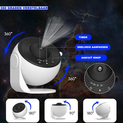 Galaxy Projector Night Lamp - Bring the universe into your room🪐🌌